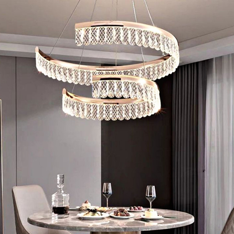 لوستر سانتی طرح led سه حالته