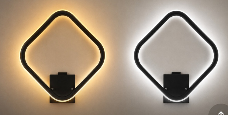 دیوار کوب led مدل لوزی